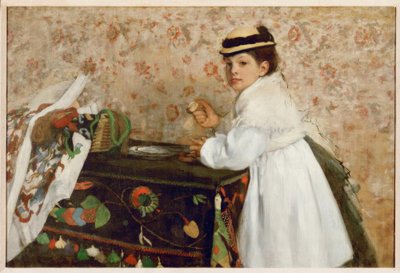 Hortense Valpincon door Edgar Degas