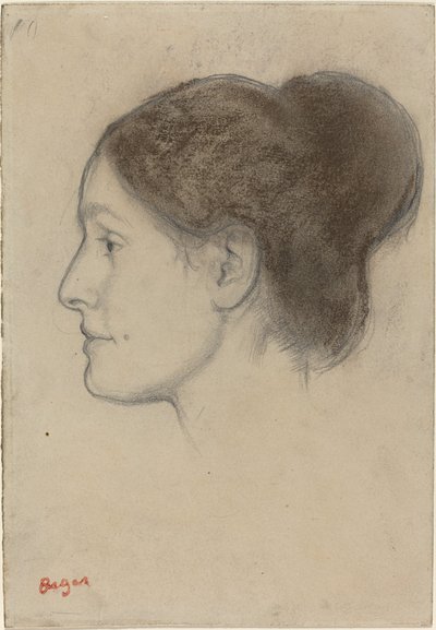 Hortense Valpinçon door Edgar Degas