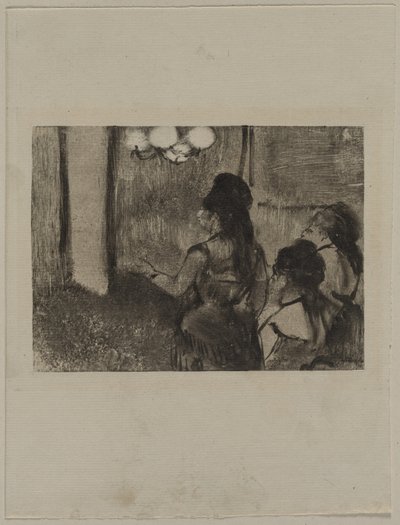 In de Salon door Edgar Degas