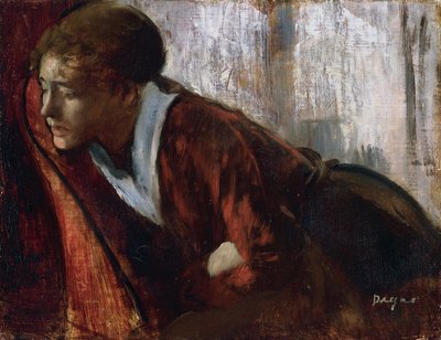 De melancholie door Edgar Degas