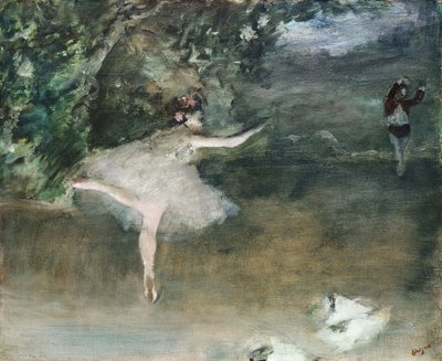 Les Pointes, ca. 1877-78 door Edgar Degas