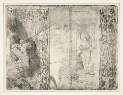 Loges d’Actrices, ca. 1875 door Edgar Degas