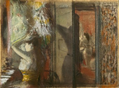 Loges van actrices door Edgar Degas