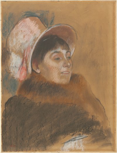 Madame Dietz-Monnin door Edgar Degas