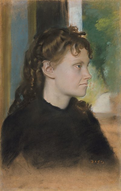 Madame Théodore Gobillard, 1869 door Edgar Degas