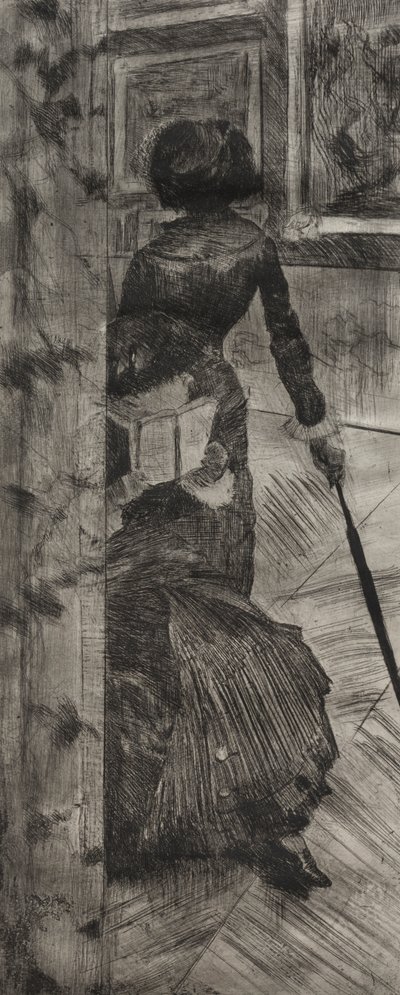 Mary Cassatt in het Louvre: De schilderijengalerij door Edgar Degas