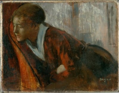 Melancholie door Edgar Degas