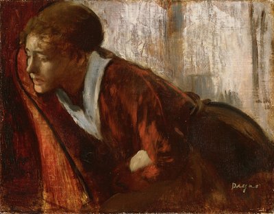 Melancholie door Edgar Degas