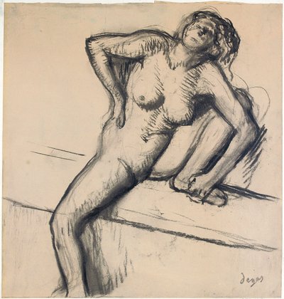 Naakt door Edgar Degas