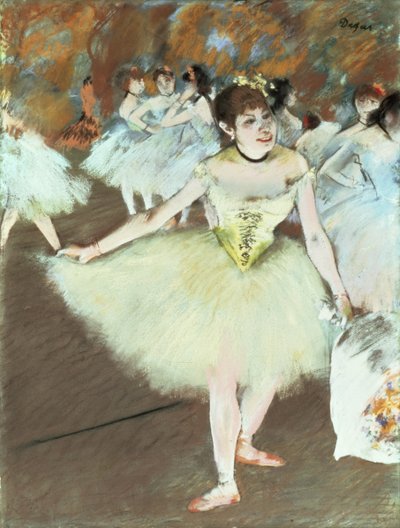 Op het podium, 1879-81 door Edgar Degas
