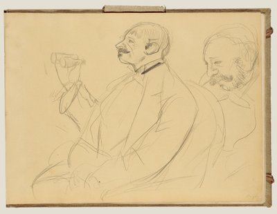 Opera Fan en Ernest Reyer door Edgar Degas