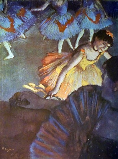 Een Ballet Gezien vanuit een Opera Box door Edgar Degas door Edgar Degas
