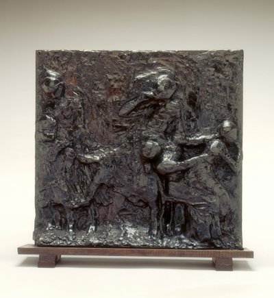 Appels plukken herdenking, of familie-idylle door Edgar Degas
