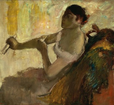 Portret van Rose Caron door Edgar Degas