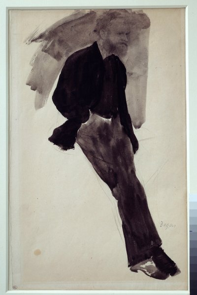 Portret van Edouard Manet door Edgar Degas