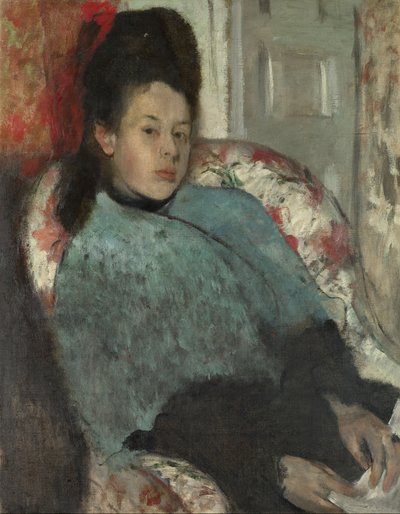 Portret van Elena Carafa, c.1875 door Edgar Degas