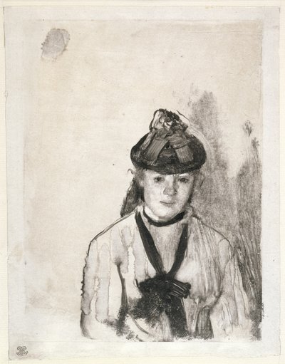 Portret van Ellen Andrée door Edgar Degas
