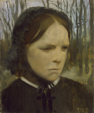 Portret van Estelle Balfour door Edgar Degas