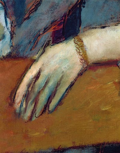 Portret van Helene Rouart (1886) (detail) door Edgar Degas