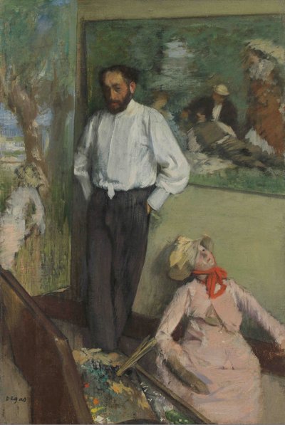 Portret van Henri Michel-Lévy 1844-1914, ca. 1878 door Edgar Degas