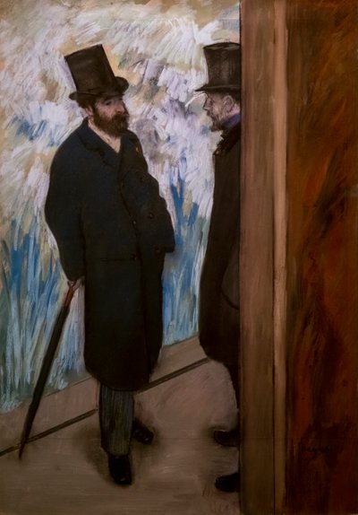 Portret van vrienden, op het toneel (ook bekend als 