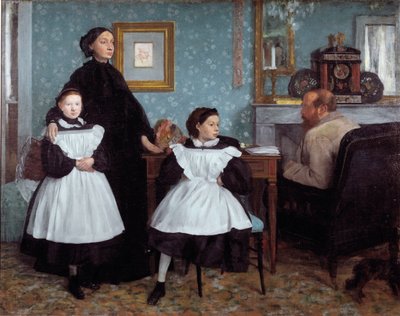 Portret van de Bellelli Familie door Edgar Degas