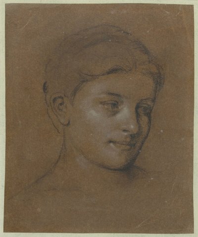 Portret van een vrouw door Edgar Degas