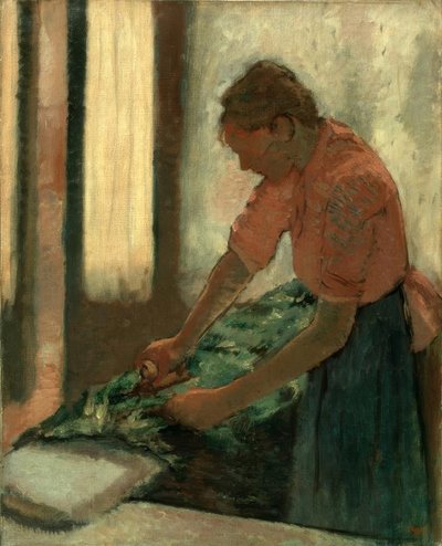 Strijkster door Edgar Degas