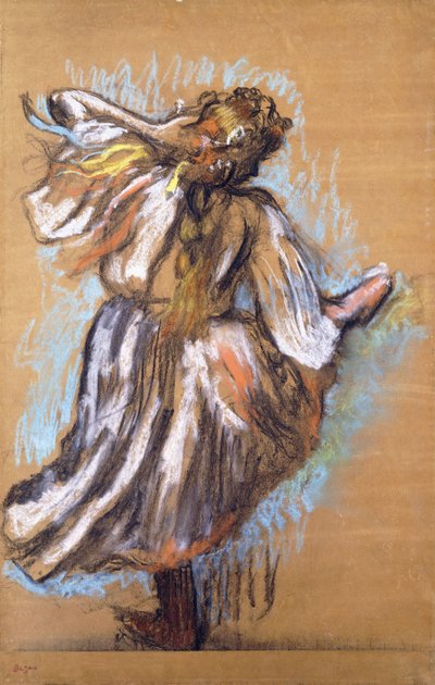 Russische Danseres, 1895 door Edgar Degas