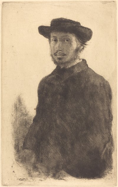 Zelfportret (Edgar Degas) door Edgar Degas