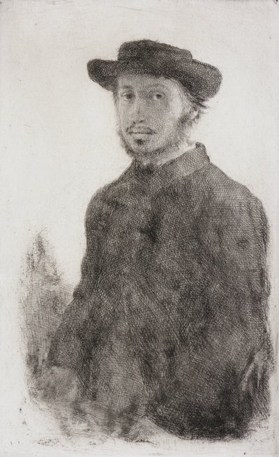 Zelfportret door Edgar Degas