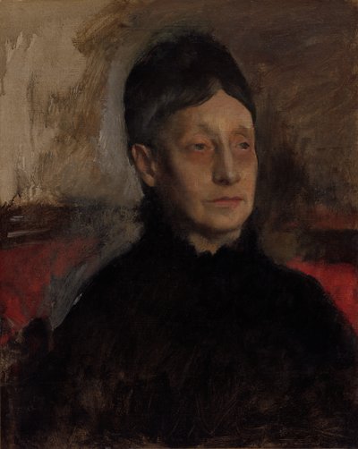 Stefanina Primicile Carafa, markiezin van Cicerale en hertogin van Montejasi, ca. 1875 door Edgar Degas