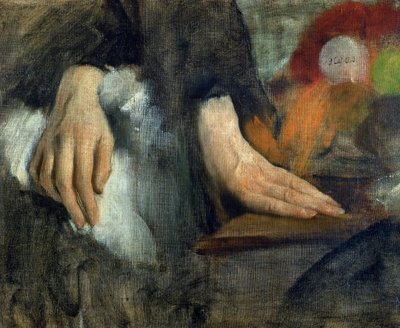 Studie van Handen, 1859-60 door Edgar Degas