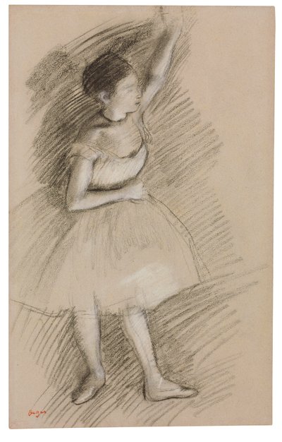 Studie van een danseres door Edgar Degas