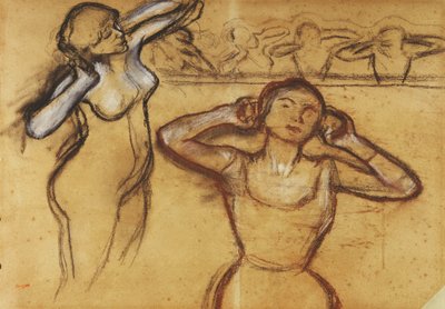 Studie van een danseres door Edgar Degas