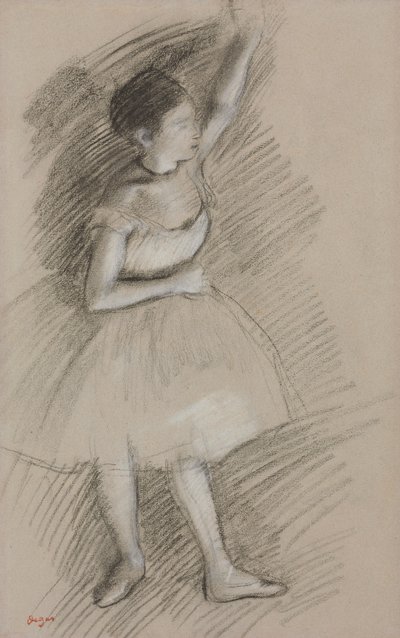 Studie van een Danseres door Edgar Degas