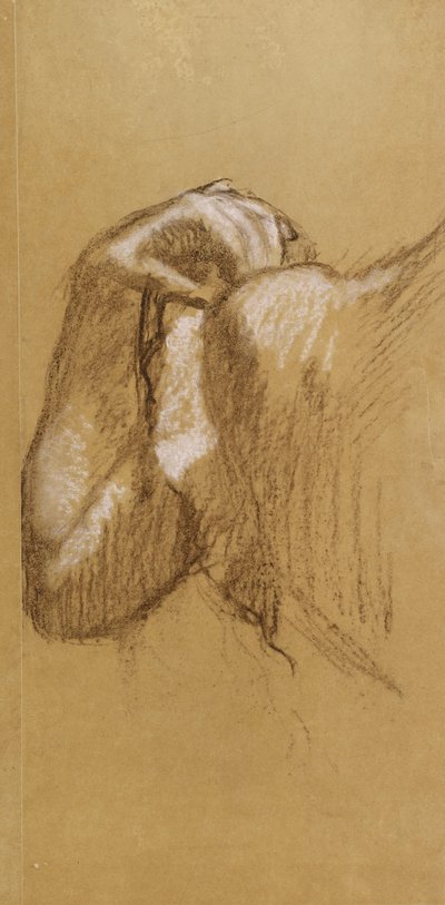 Studie van een Arm, ca. 1895-90 door Edgar Degas