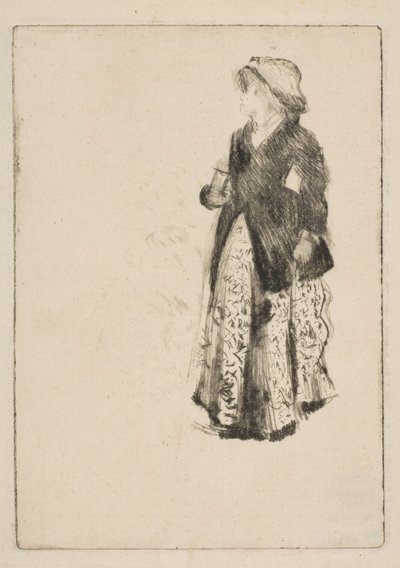 De actrice Ellen Andrée door Edgar Degas