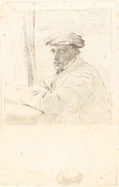 De graveur Joseph Tourny door Edgar Degas