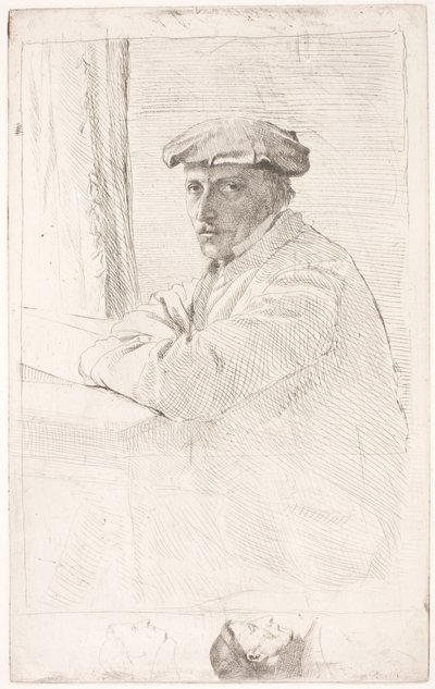 De graveur Joseph Tourny door Edgar Degas