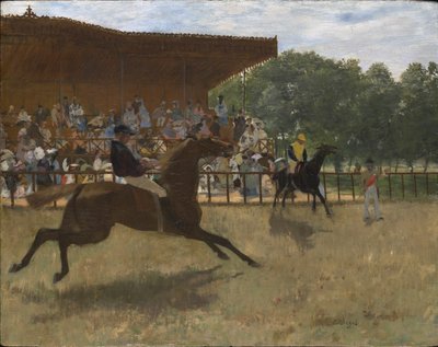 De Valse Start, ca. 1869-72 door Edgar Degas