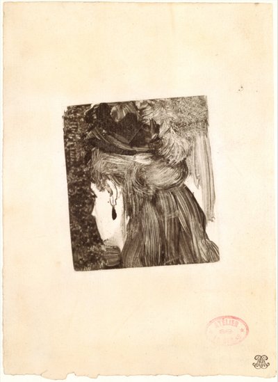 De jet oorbel, 1876-77 door Edgar Degas