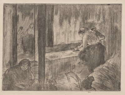 De wasvrouwen door Edgar Degas