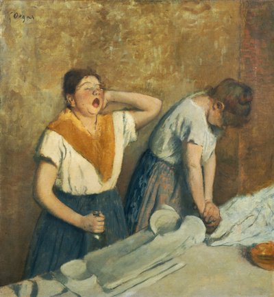 De wasvrouwen door Edgar Degas