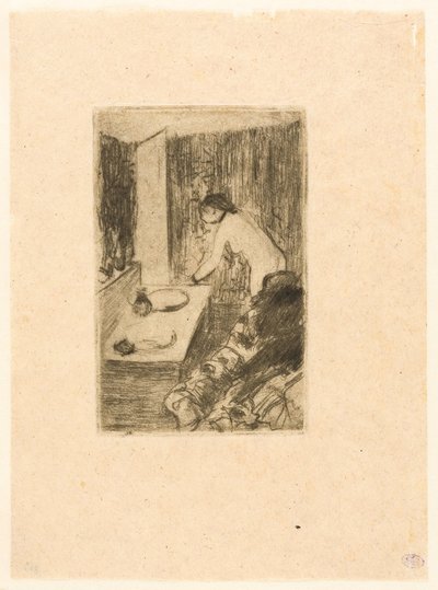 De Kleine Kleedkamer door Edgar Degas