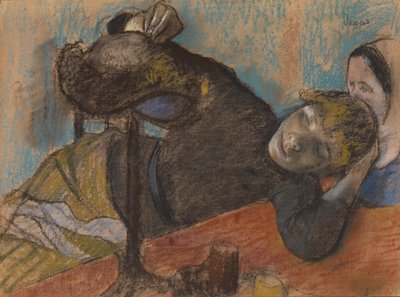De Hoedenmaakster door Edgar Degas