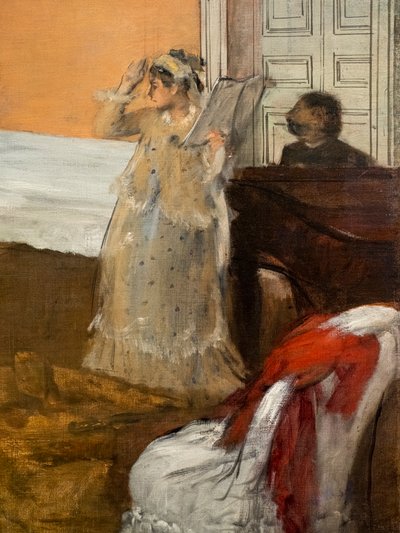 De Zangherhaling (detail) door Edgar Degas