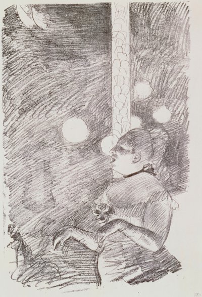 Het Lied van de Hond, 1876-77 door Edgar Degas