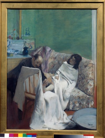 De pedicure door Edgar Degas