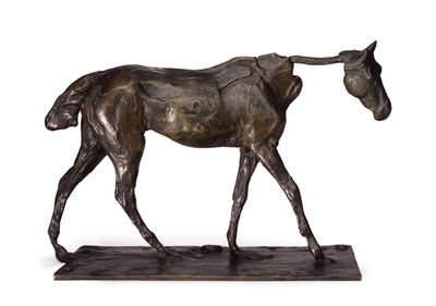Volbloed Paard, Wandelend door Edgar Degas